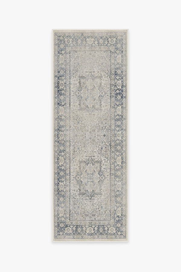 Kamran Blue Quartz Rug - Machine Washable Rugs By Ruggable | Machine ...
