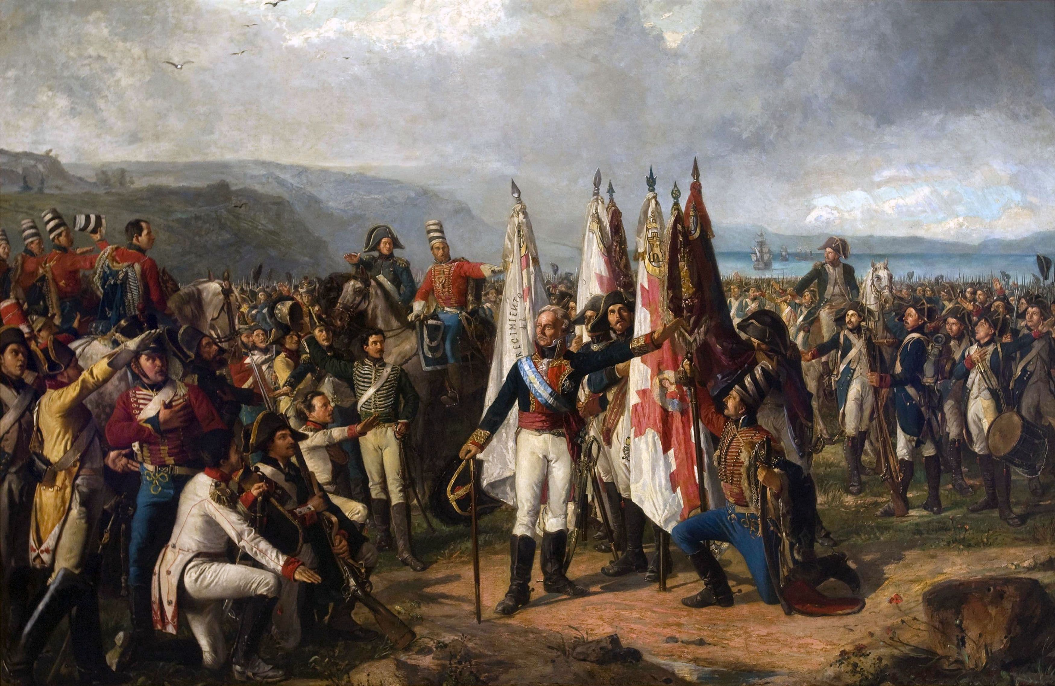 Battle in Spain