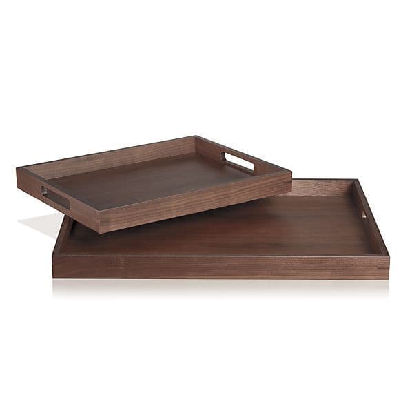 Willoughby Trays | Crate and barrel, Tray, Crates