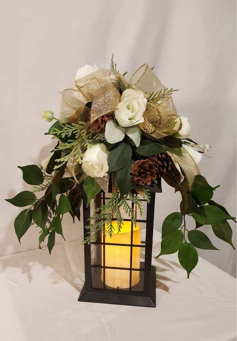 42 Fabulous Winter Lantern Centerpieces Ideas - PIMPHOMEE Lantern ...