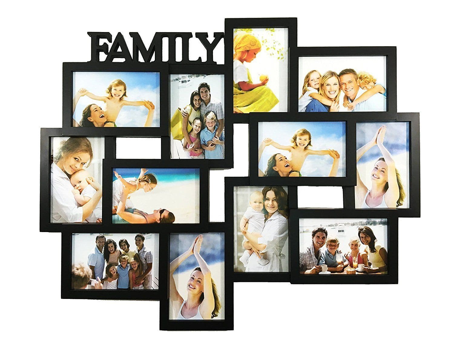 BestBuy Frames FAMILY Title Collage Picture Frame with 12 Openings for ...