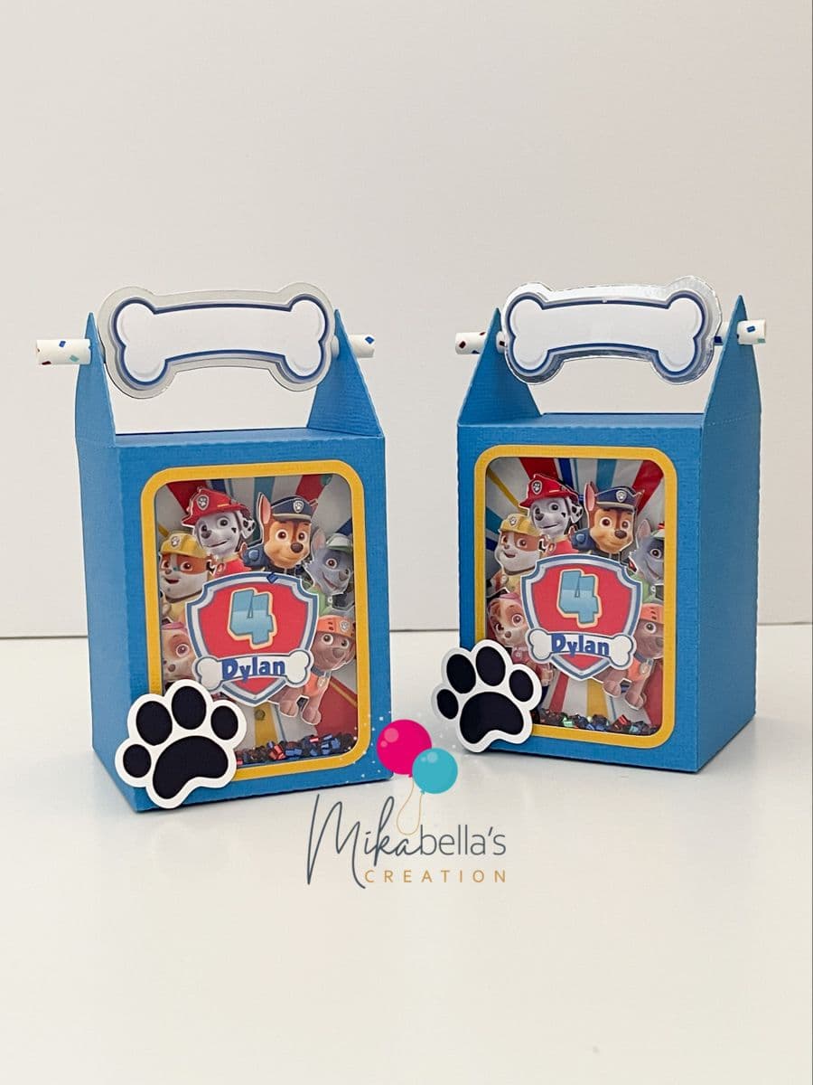 Paw patrol party favors boxes – Artofit
