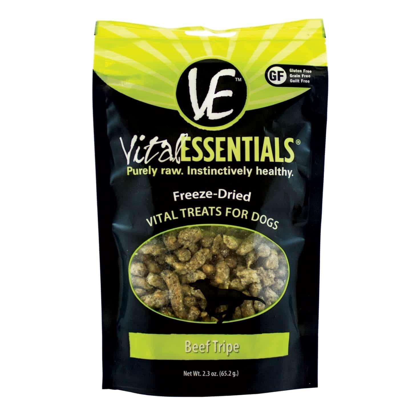 Vital Essentials Beef Tripe Freeze-Dried Treats | Freeze dried dog ...