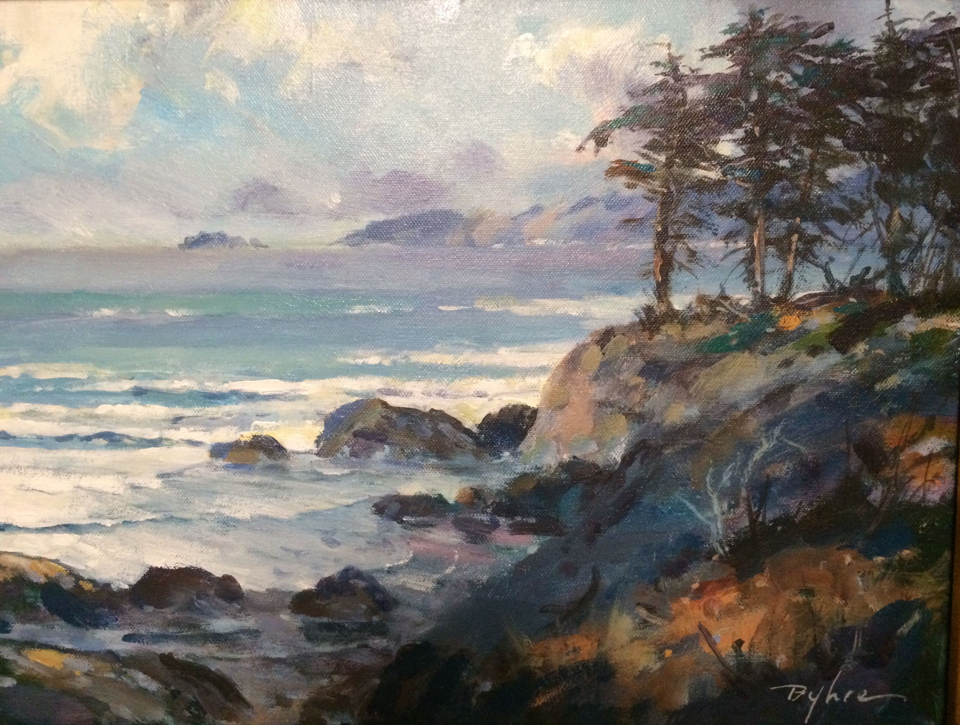 Summer Shores. West coast seascape. Acrylic on canvas. | Ocean art ...