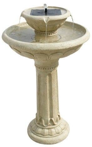 Smart Solar Smart Living Kensington Gardens 2-Tier Solar Fountain ...