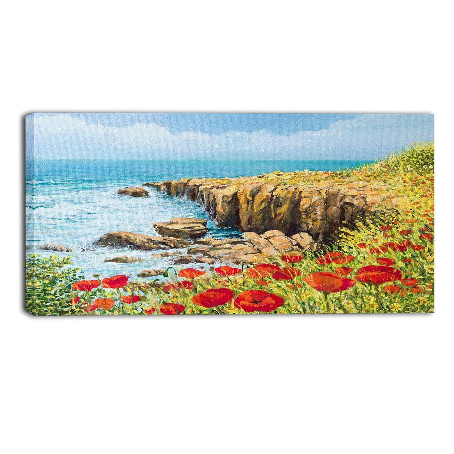 Summer Breeze Landscape - Wrapped Canvas Print | Landscape canvas art ...