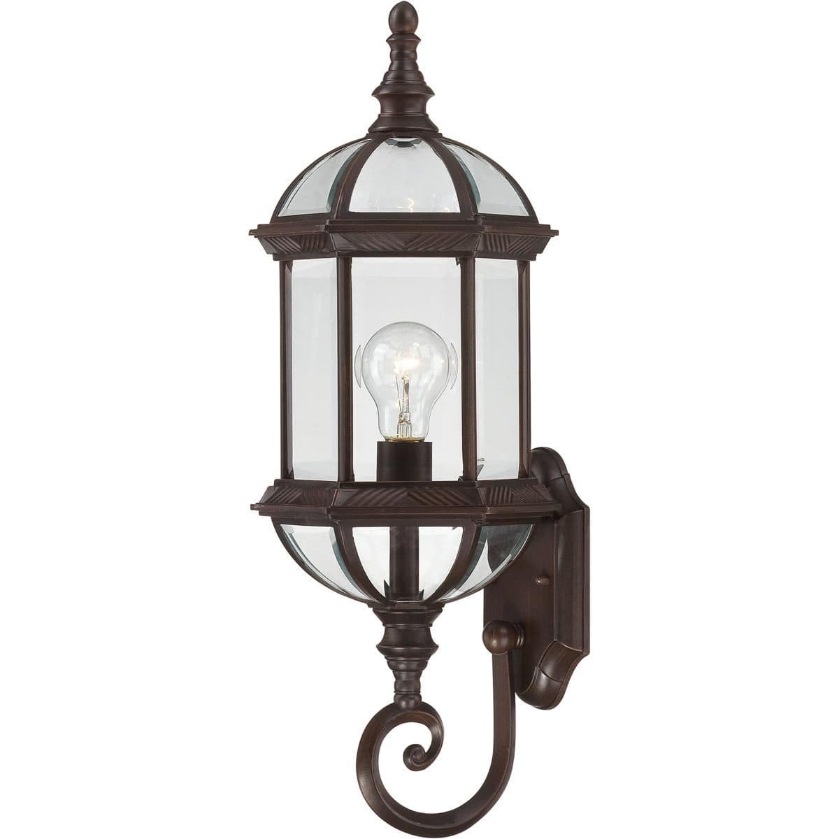 Boxwood 1 Light 22 inch Rustic Bronze Outdoor Wall Lantern | Outdoor ...