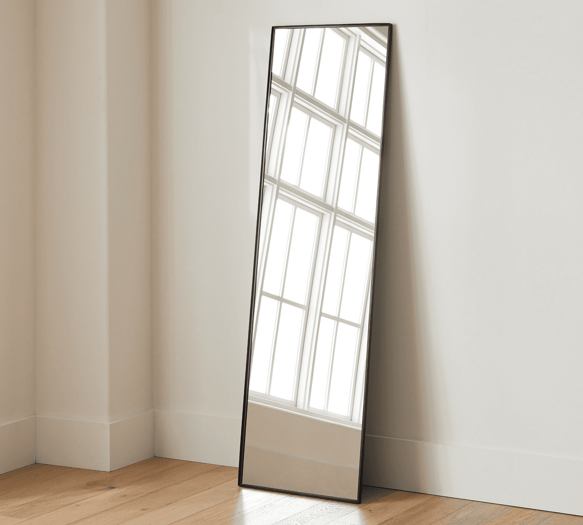 Stowe Floor Mirror | Pottery Barn | Floor mirror, Full length mirror ...
