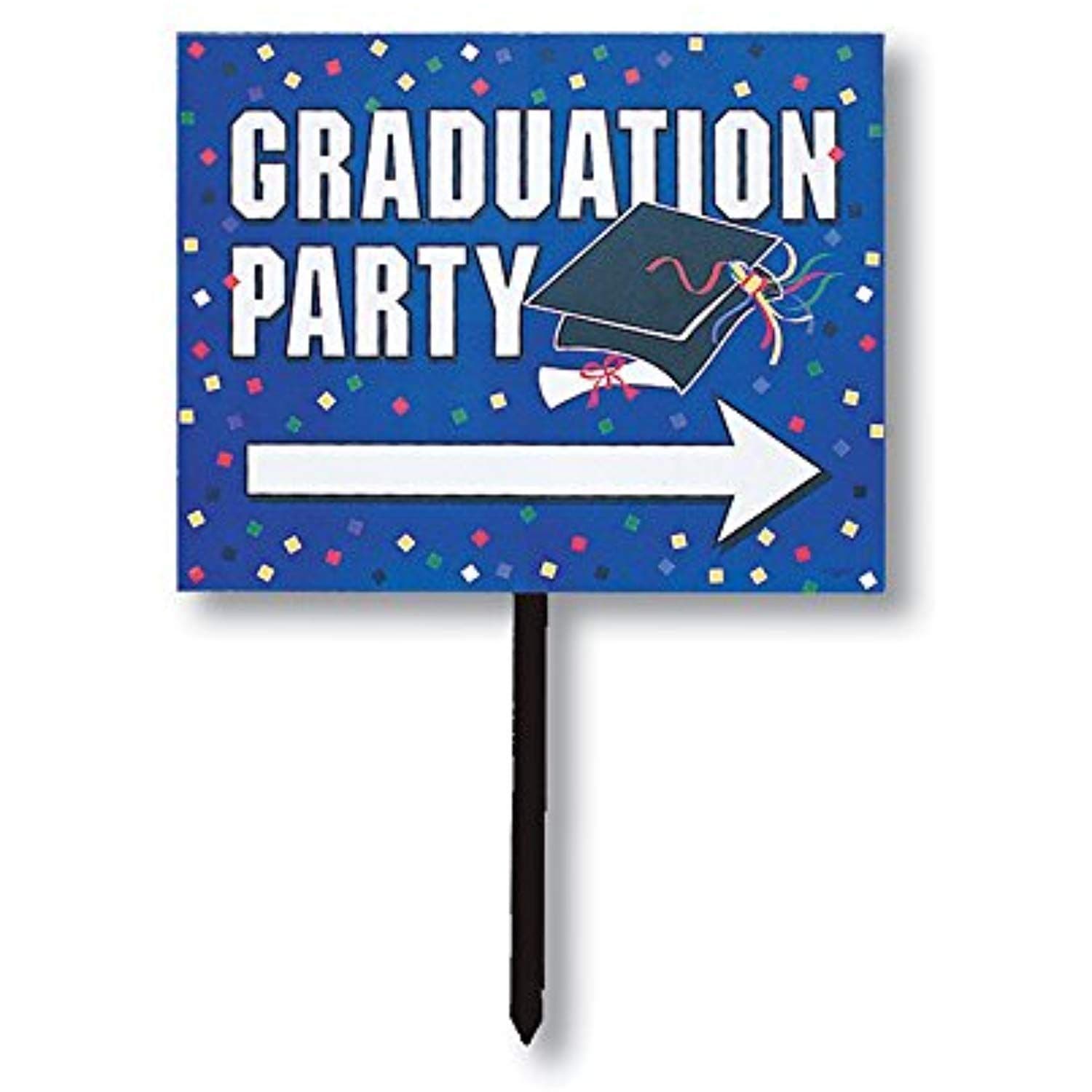 Creative Converting Graduation Party Directional Yard Sign | Graduation ...