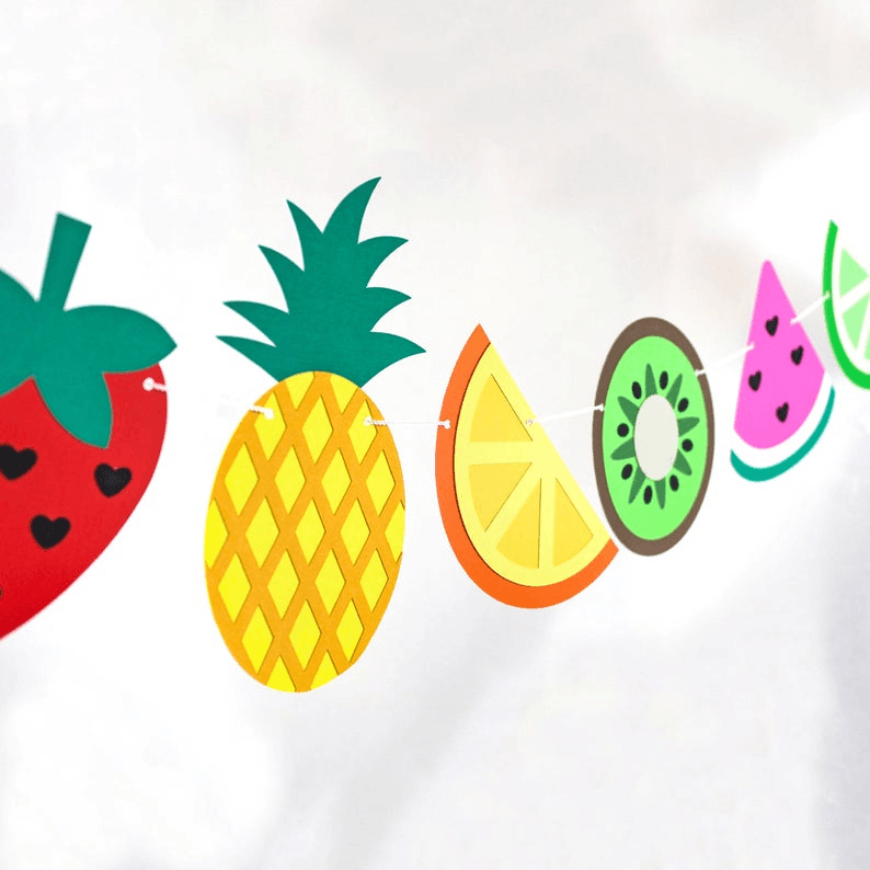 Tutti Frutti Garland/tutti Frutti Birthday Party/two-tti Fruitti ...