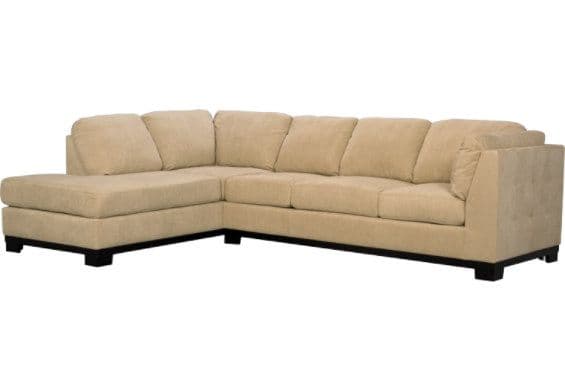 Beige Sectional Couch at The Brick