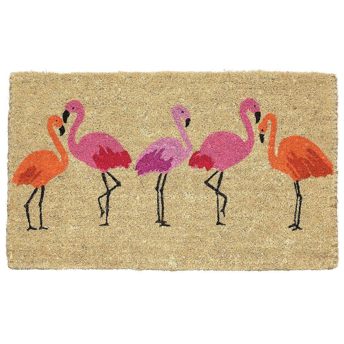 flamingo bay summer doormat | Summer doormat, Door mat, Flamingo