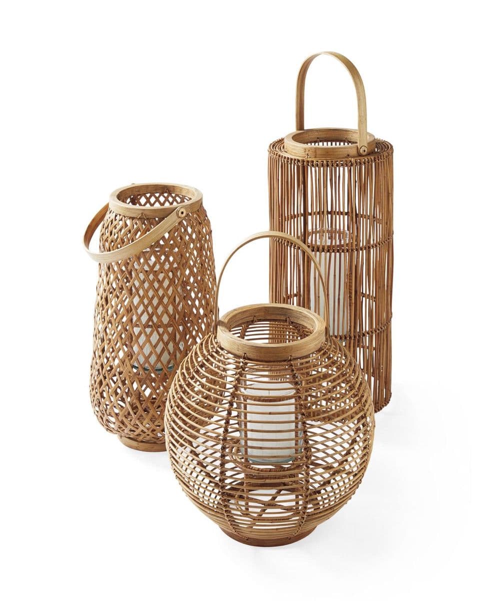 Tortola Lantern - Natural Farmhouse Bohemian Style