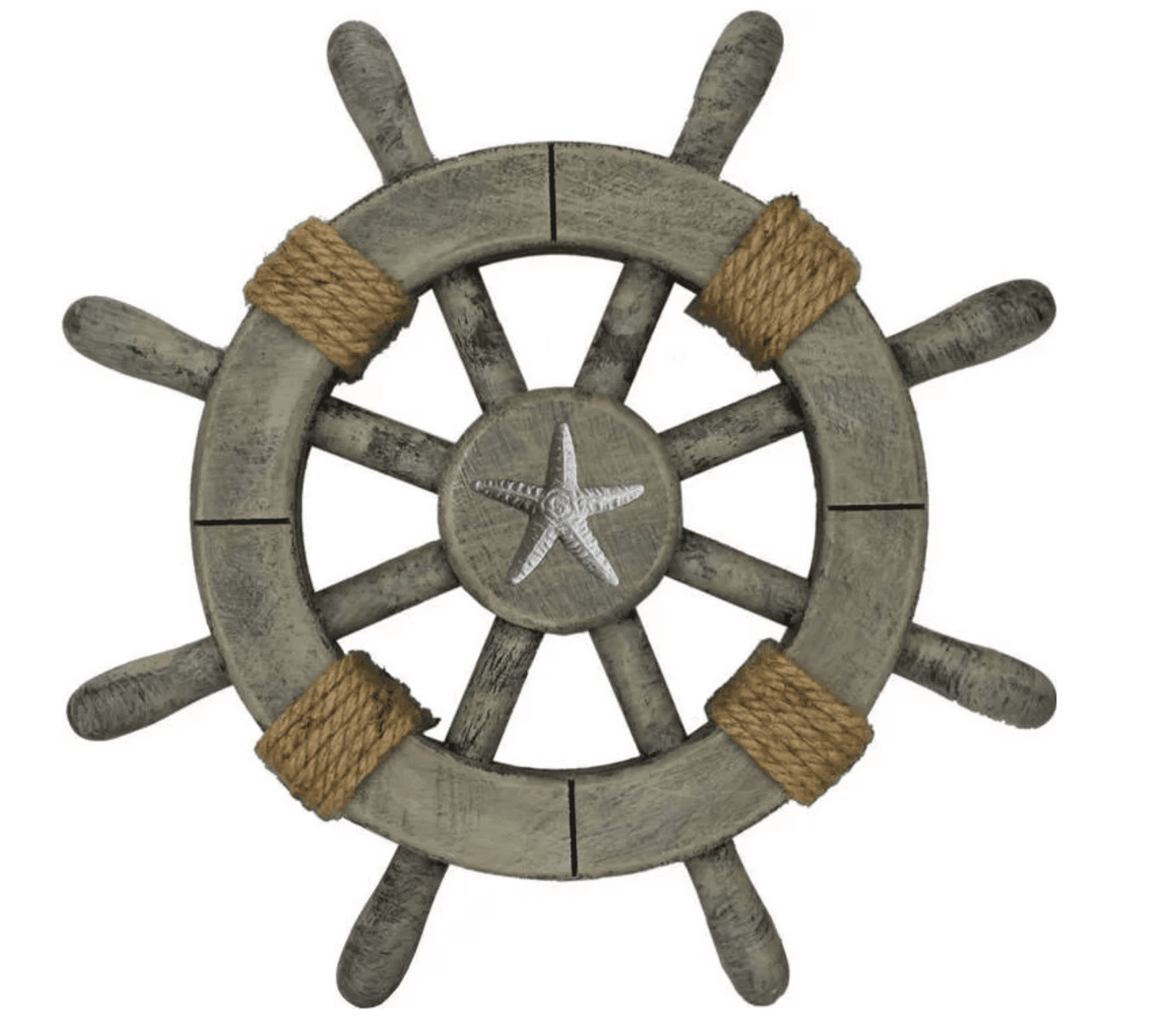 ship wheel | Ship wheel decor, Nautical wall decor, Starfish wall decor