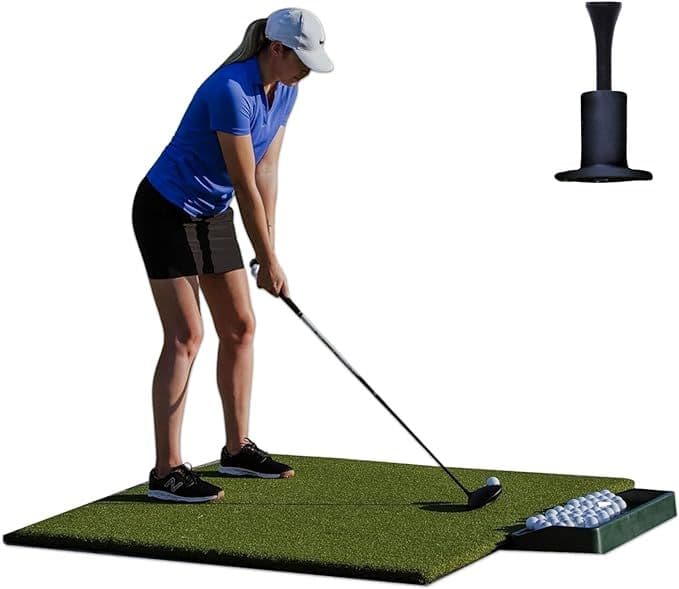 Original Country Club Elite by Real Feel Golf Mat 5x5 ft, Thick Outdoor ...