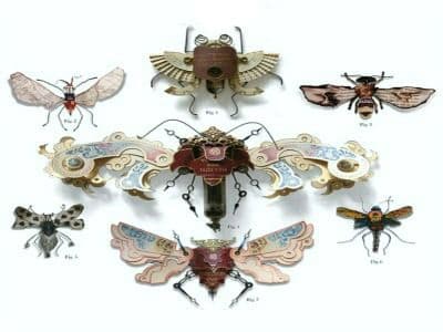 LITTER BUGS: Insect Sculptures Made from Trash by Mark Oliver