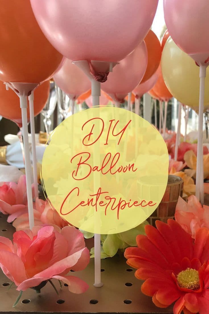 THE EASIEST DIY BALLOON CENTERPIECE TUTORIAL | Balloon centerpieces diy ...