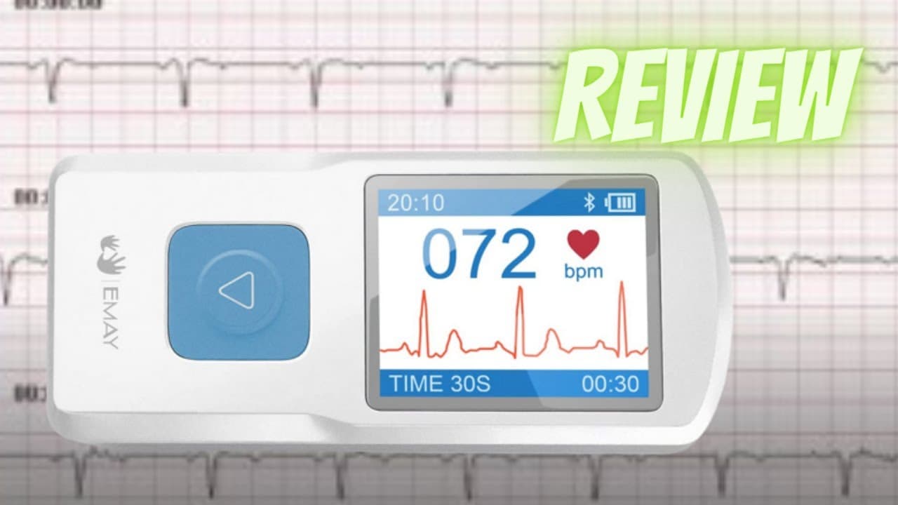 ECG Portable Monitor by Emay - YouTube