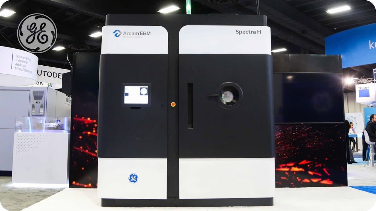Arcam EBM Spectra H machine reveal | GE Additive - YouTube