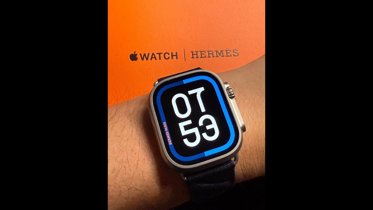 Apple Watch Ultra 2 Hermès Edition Unboxing - YouTube