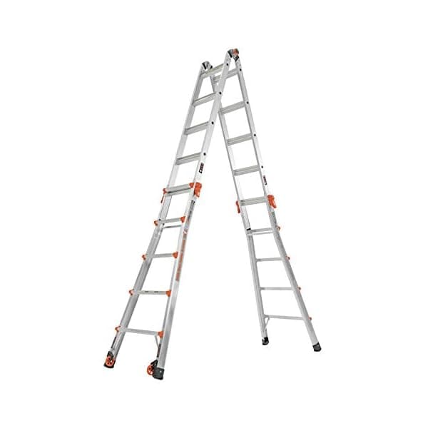Little Giant Ladders, Velocity with Wheels, M22, 22 Ft, Multi-Position ...