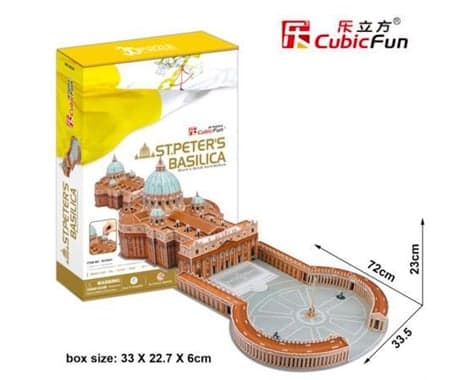 Cubic Fun CubicFun MC092H St Peters Basilica Puzzle [CBFMC092H] - HobbyTown