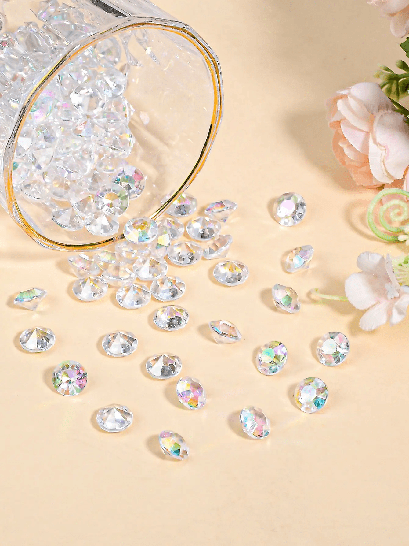 200PCS ，Diamond table acrylic crystal scatter gems... – Vicedeal