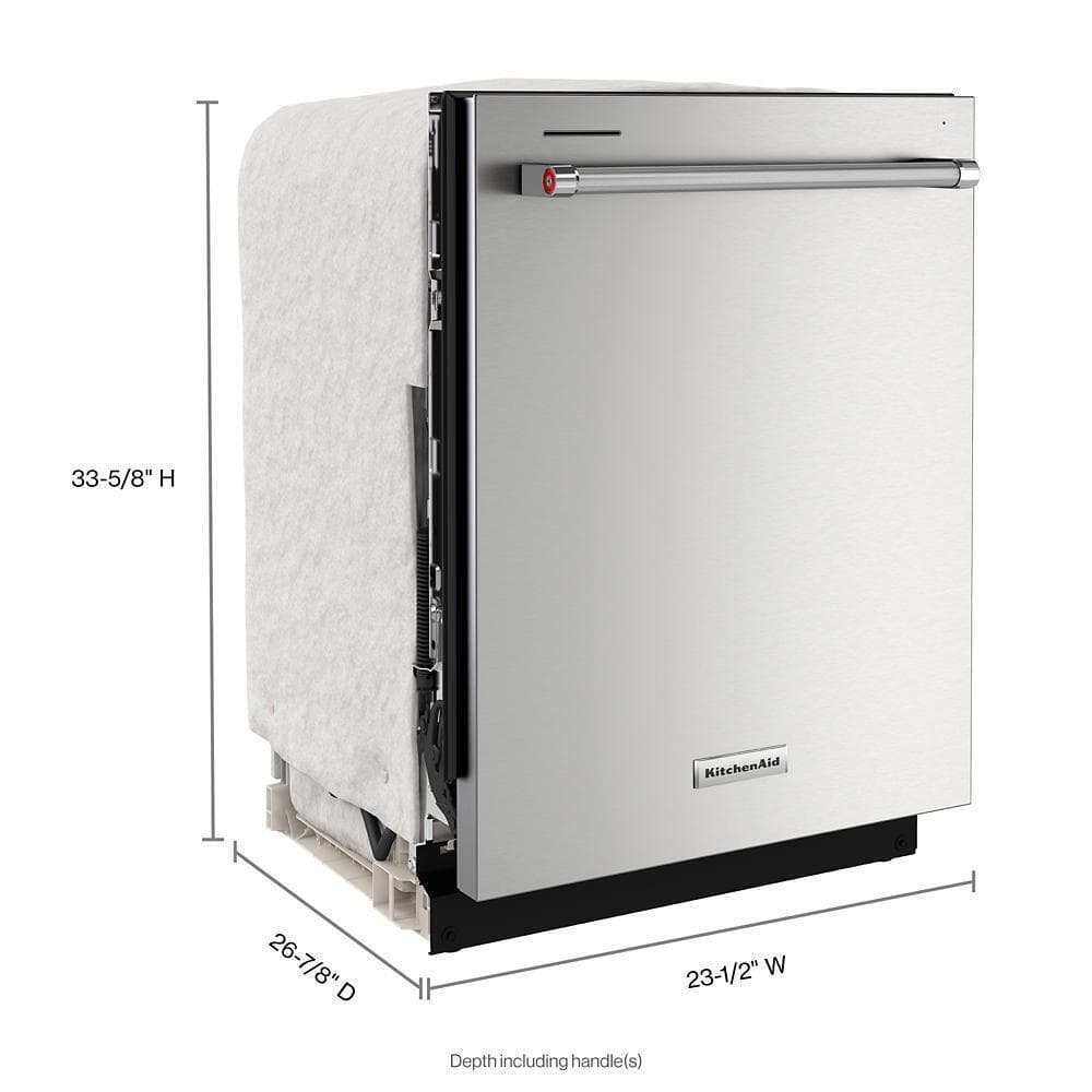 KitchenAid KDTE204KPS Built-In 24" Dishwasher - Stainless Steel