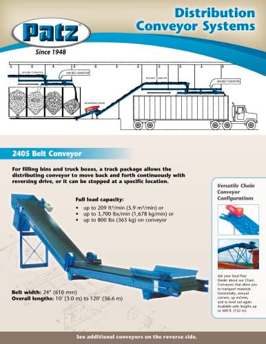 PATZ BELT CONVEYORS - Patz Corporation - PDF Catalogs | Technical ...
