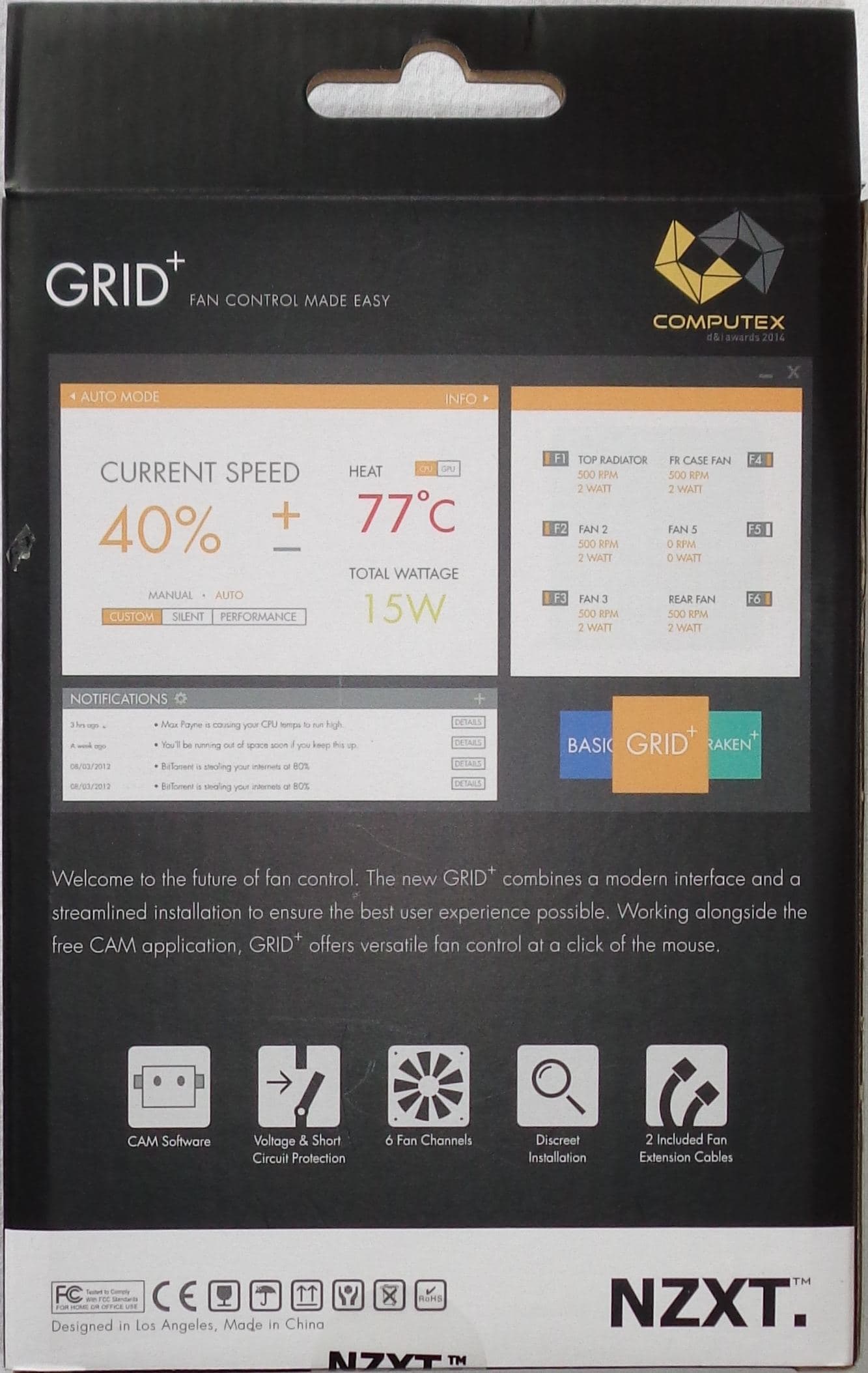 Test - NZXT Grid+ - Conseil Config