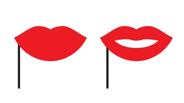 Photo Booth Prop Templates Lips