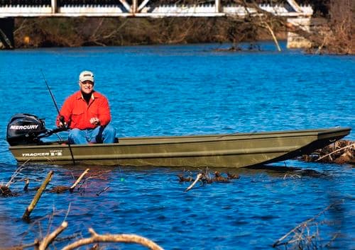 Outboard jon boat - TOPPER 1436 - Tracker - sport-fishing / aluminum ...