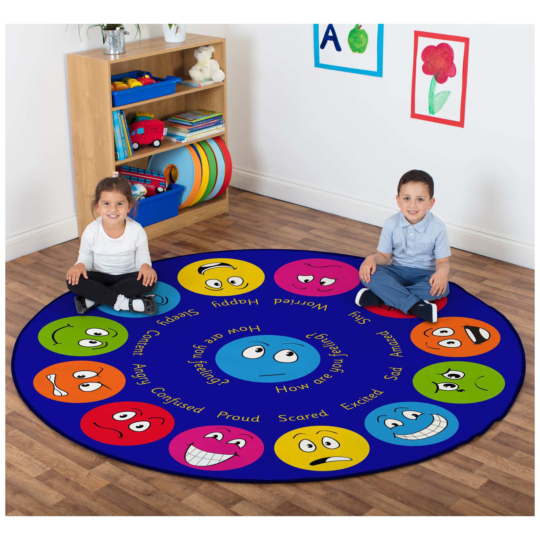 Emotions Circular Carpet