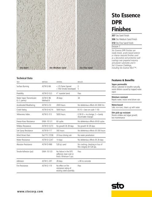 Sto Stucco Color Chart