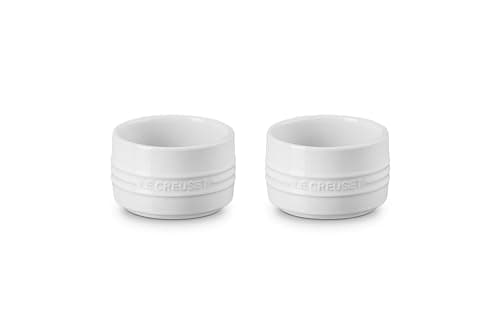 Set 4 Mini Ramekins Stoneware 100ml Cerise - Le Creuset