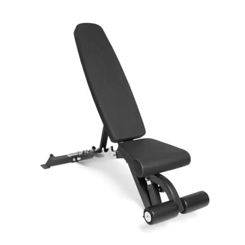 Bells of Steel Flat Incline Decline Bench 3.0 - Adjustable Weight Bench, Incline Bench Press up to 7 Angles, Foldable Workout Bench for Easy Storage - 12 Gauge Steel, 1000lb Capacity