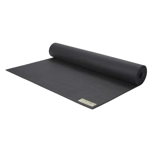 JadeYoga Harmony Yoga Mat - Durable & Thick Gym Fitness Mat, Non-Slip Natural Rubber Yoga Mat - Home Exercise & Stretching Mat, Workout Mat- Yoga, Pilates & Meditation for Women & Men (Purple, 68'')