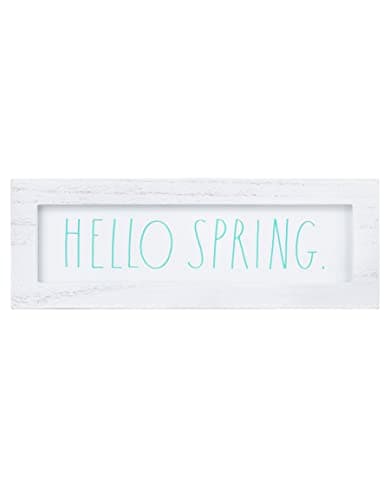 Amazon.com : Rae Dunn Spring Decor Desk Sign - Spring Decorations for ...