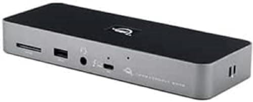 OWC 11-Port Thunderbolt Dock, 96W Charging, Single 8K Display or Dual 5K displays, 3 x Thunderbolt, 4 x USB, GbE, SD, Compatbile M1/M2 Macs, Thunderbolt 3 Macs, Thunderbolt 4 PCs, and USB-C Devices