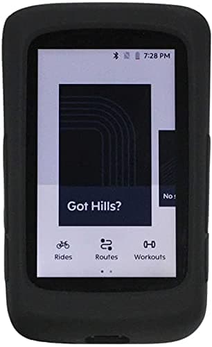 TUFF LUV [Compatible With Hammerhead Karoo 2] Protective Silicone Case & Cover - Black