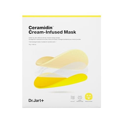 Ceramidin Skin Barrier Moisturizing Mask by Dr. Jart+ for Unisex - 5 x 0.77 oz Mask