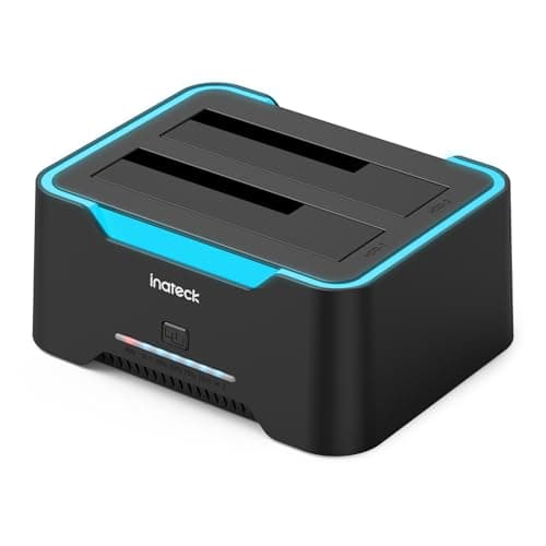 Inateck Aluminum Hard Drive Docking Station USB 3.0 To SATA Dual-Bay ...