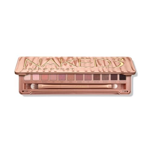 Urban Decay Naked3 Eyeshadow Palette - 12 Versatile Rosy Neutral Shades for Every Day Eye Makeup - Matte Eyeshadow with Rich, Velvety Texture - Vegan & Cruelty-Free Formula