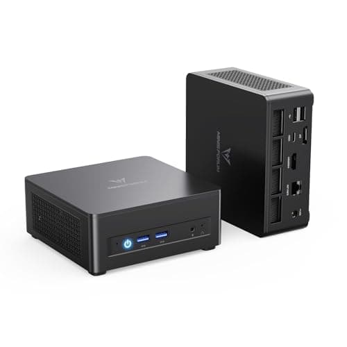 MINISFORUM UM870 Slim Mini PC Barebone AMD Ryzen 7 8745H Mini Computer(8C/16T, Up to 5.0GHz), Support DDR5 RAM,M.2 2280 SSD,8K@60Hz HDMI 2.1/USB4 Output, WIFI6E/BT5.3/Auto Power On(No DDR&SSD&OS)