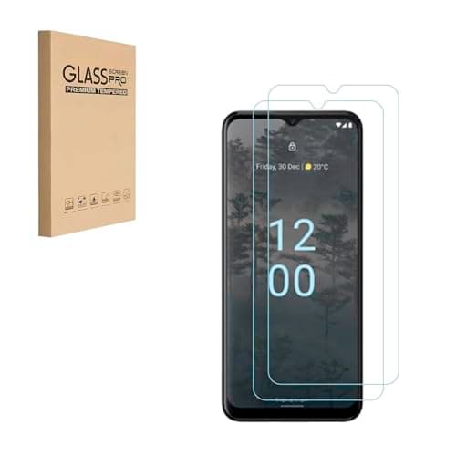 [2 PCS]Tempered Glass Screen Protector,Designed for Nokia G60,Tempered Glass/Scratch Resistant/Only Cover Display Area