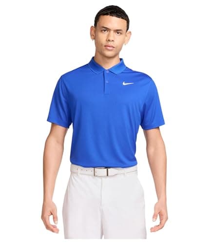 Nike Men's Dri-FIT Victory Golf Polo - Seasonal & Limited Colors, Navy | Obsidian | White, Medium