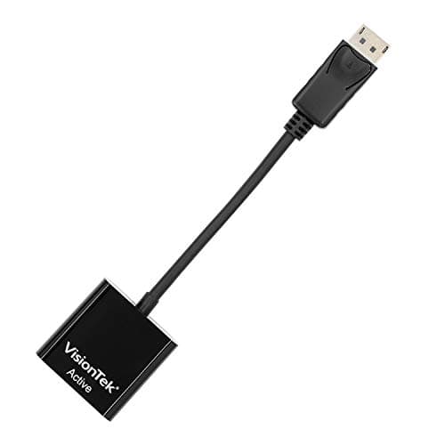VisionTek Mini DisplayPort to VGA Active Adapter | 7in Cable | 1080p F