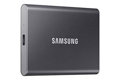 Samsung T7 2TB Portable USB 3.2 Gen 2 Type-C Gray External SSD