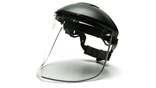 Pyramex Clear Aluminum Bound Polycarbonate Face Shield - S1040
