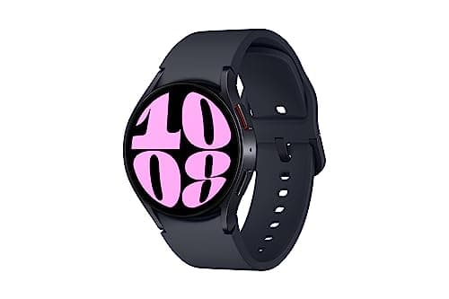 Samsung Galaxy Watch6 (40mm, Bluetooth) (with 2 Sets Watch Bands) GPS, Sleep Coaching, ECG, Heart Monitor, Fall Detection, SOS, Fitness Tracker, Digital Wallet - Graphite (Renewed)
